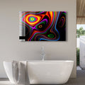Artronauts Glass Print Colourful Layers