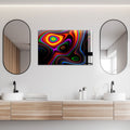 Artronauts Glass Print Colourful Layers