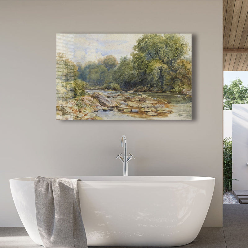 Artronauts Glass Print Riverside