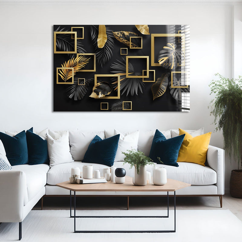 Artronauts Glass Print Plants Square