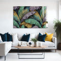 Artronauts Glass Print Colourful Tropical Leaves