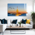 Artronauts Glass Print Maiden's Tower - Istanbul