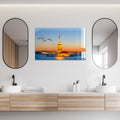Artronauts Glass Print Maiden's Tower - Istanbul