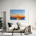 Artronauts Glass Print 60x90 Maiden's Tower - Istanbul
