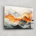 Artronauts Glass Print Abstract Mountains