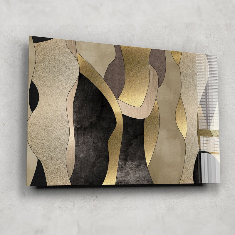 Artronauts Glass Print Abstract Paint