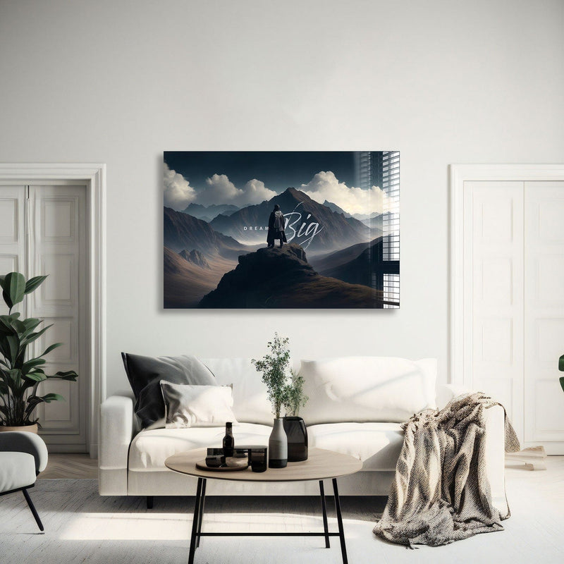 Artronauts Glass Print 60x90 Dream Big