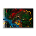 Artronauts Glass Print Painting Colourful Abstract