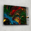 Artronauts Glass Print Painting Colourful Abstract
