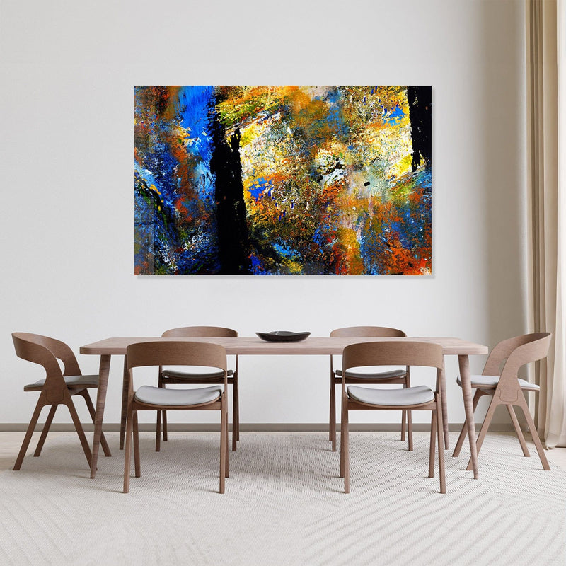 Artronauts Glass Print Abstract Face - Tempered Glass Wall Art
