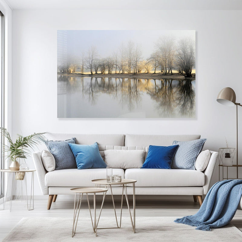 Artronauts Glass Print The Reflection - Tempered Glass Wall Art