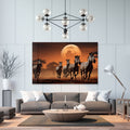 Artronauts Glass Print Striped Horizon - Tempered Glass Wall Art