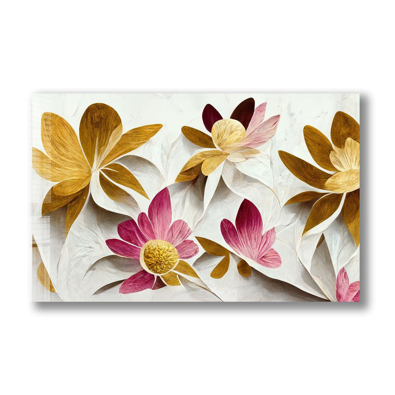 Artronauts Glass Print Florish - Tempered Glass Wall Art