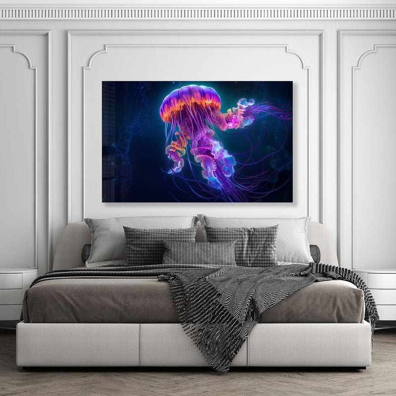 Artronauts Glass Print Jellyfish - Tempered Glass Wall Art