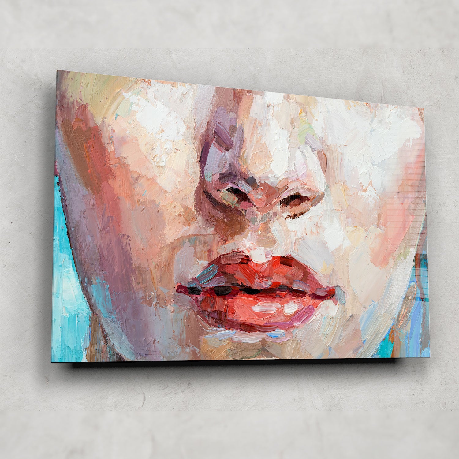 Painting of Innocence - Tempered Glass Wall Art