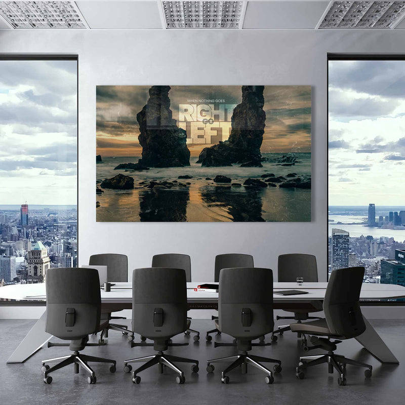 Artronauts Glass Print Right or Left - Tempered Glass Wall Art