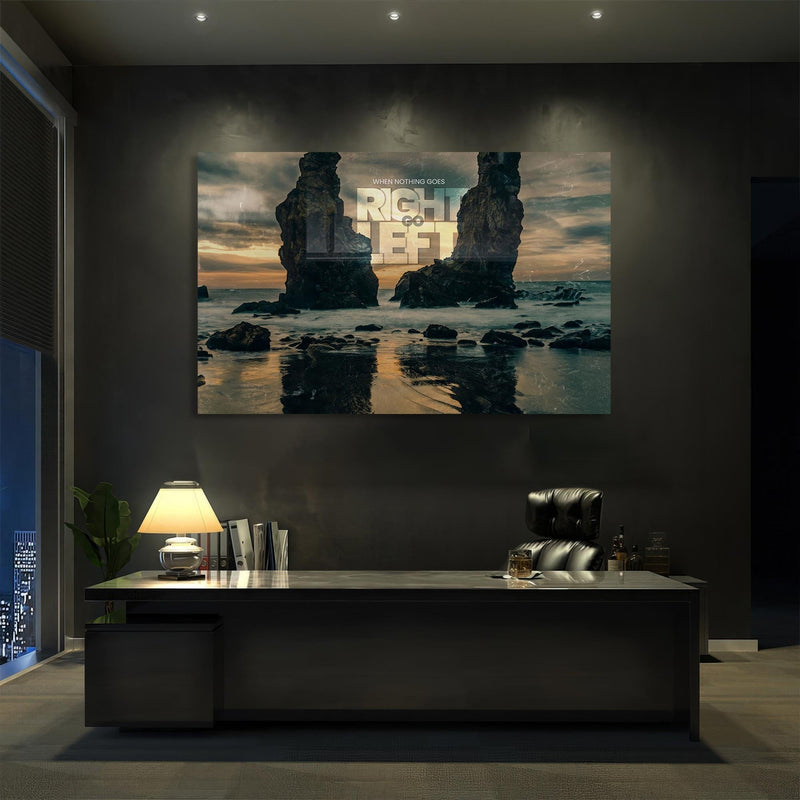 Artronauts Glass Print Right or Left - Tempered Glass Wall Art