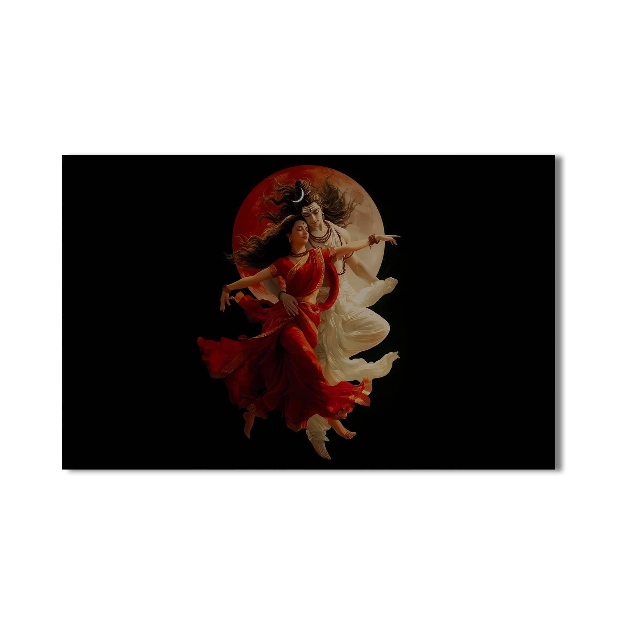 Artronauts Glass Print Eternal Union II- Hinduism Tempered Glass Wall Art