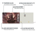 Artronauts Glass Print Cosmic Ganesha- Hinduism Tempered Glass Wall Art
