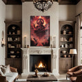 Artronauts Glass Print Lotus Blessing- Hinduism Tempered Glass Wall Art