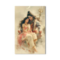 Artronauts Glass Print Eternal Union- Hinduism Tempered Glass Wall Art