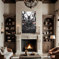 Artronauts Glass Print Dark Ascetic- Hinduism Tempered Glass Wall Art