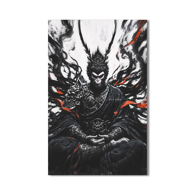 Artronauts Glass Print Dark Ascetic- Hinduism Tempered Glass Wall Art