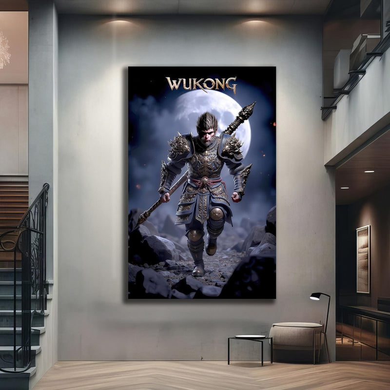 Artronauts Glass Print Wukong Ascendant-Tempered Glass Wall Art