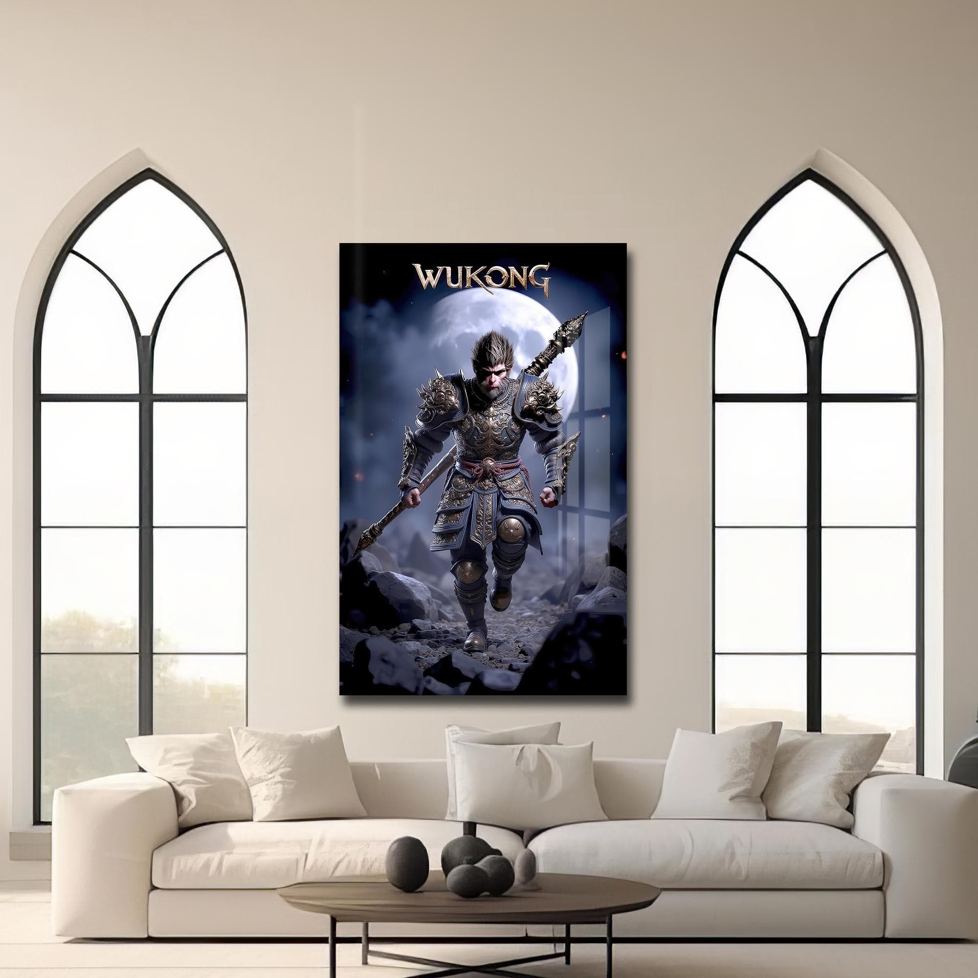 Artronauts Glass Print Wukong Ascendant-Tempered Glass Wall Art