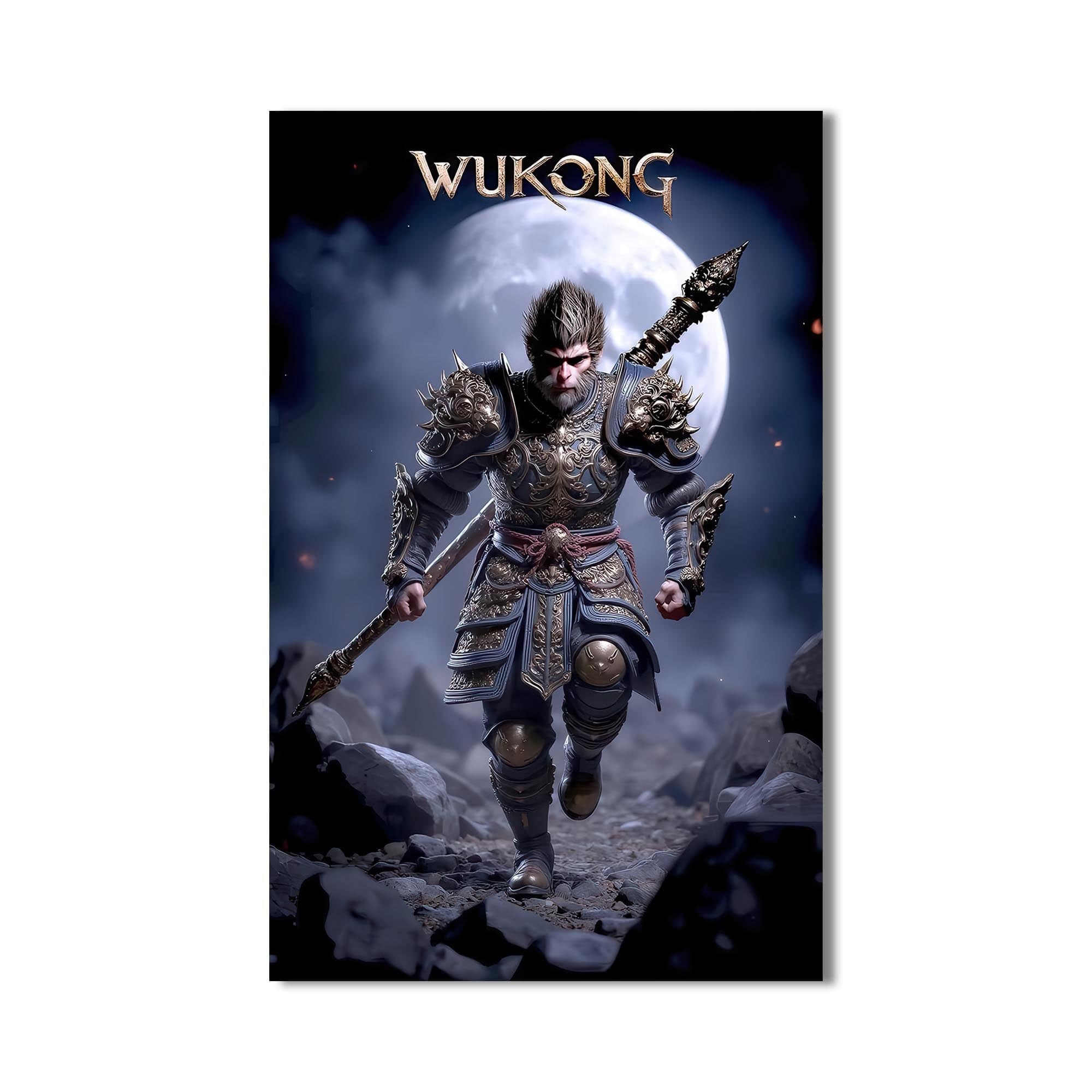 Artronauts Glass Print Wukong Ascendant-Tempered Glass Wall Art