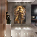 Artronauts Glass Print Krishna Melody- Hinduism Tempered Glass Wall Art