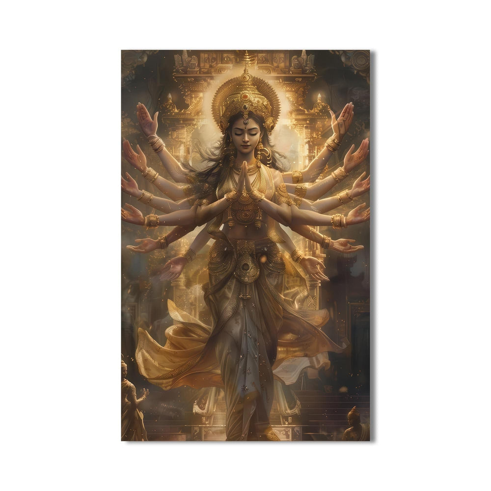 Artronauts Glass Print Krishna Melody- Hinduism Tempered Glass Wall Art