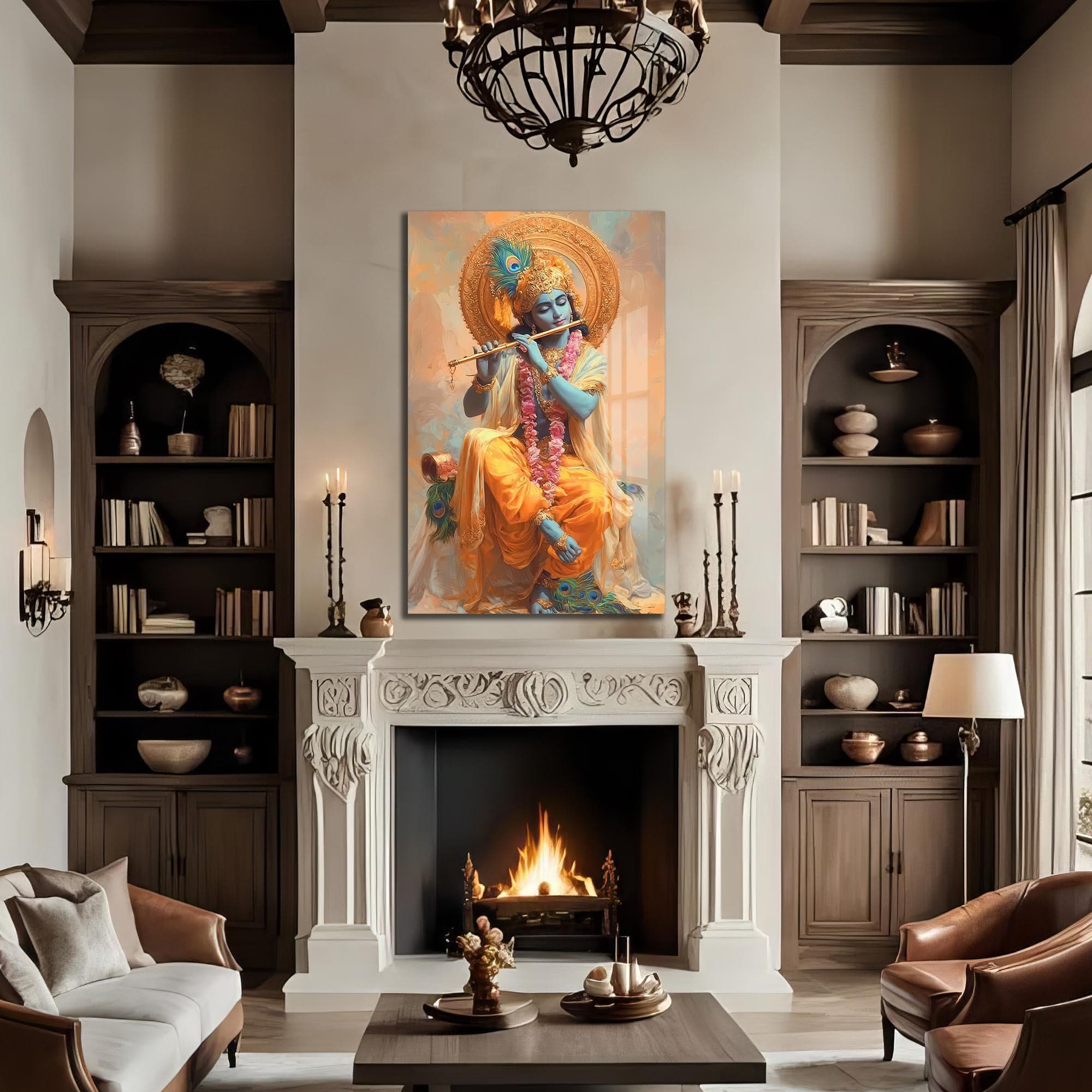 Artronauts Glass Print Eternal Tandava- Hinduism Tempered Glass Wall Art