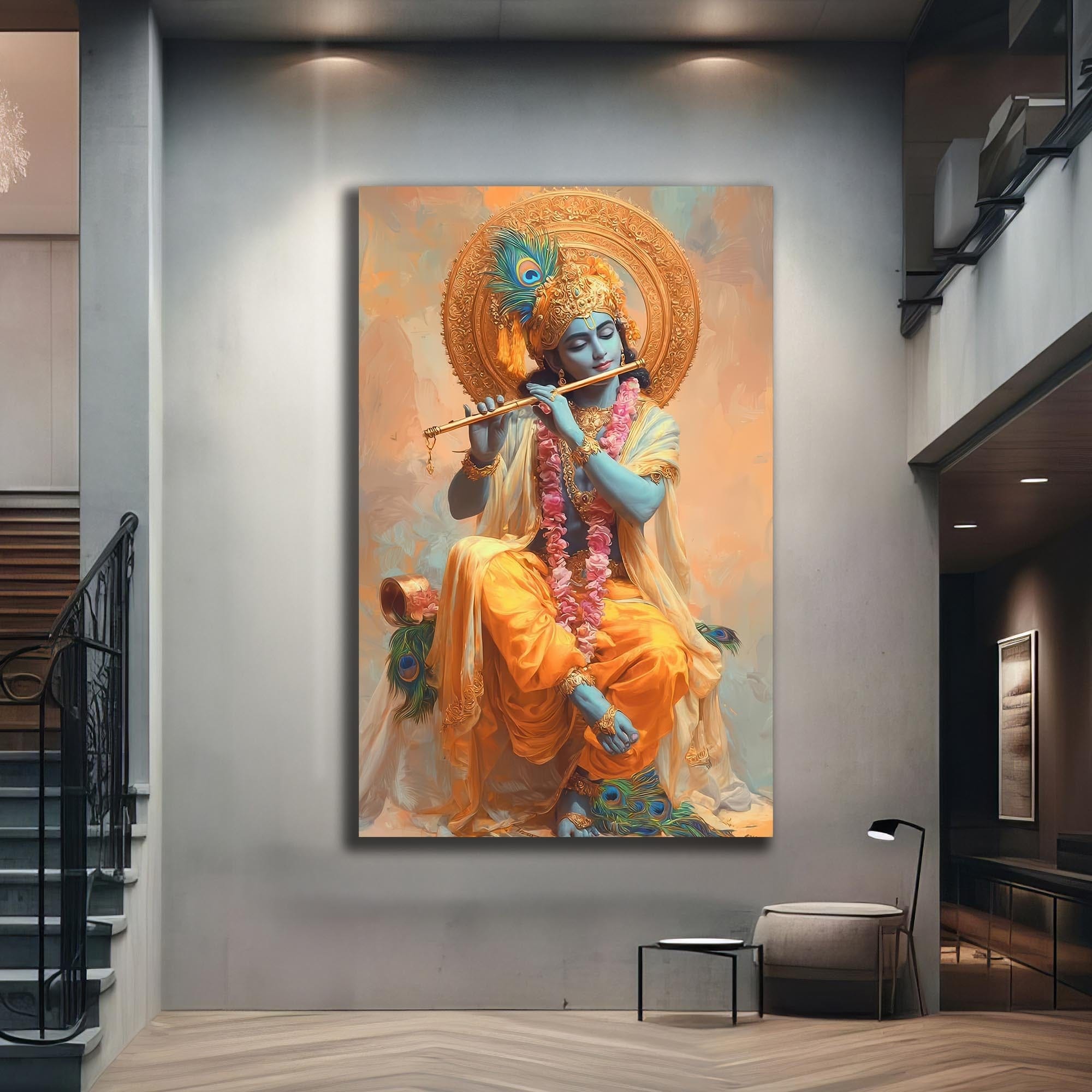 Artronauts Glass Print Eternal Tandava- Hinduism Tempered Glass Wall Art