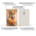 Artronauts Glass Print Eternal Tandava- Hinduism Tempered Glass Wall Art