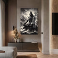 Artronauts Glass Print Silent Mahadev- Hinduism Tempered Glass Wall Art