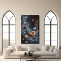 Artronauts Glass Print Cosmic Shiva- Hinduism Tempered Glass Wall Art