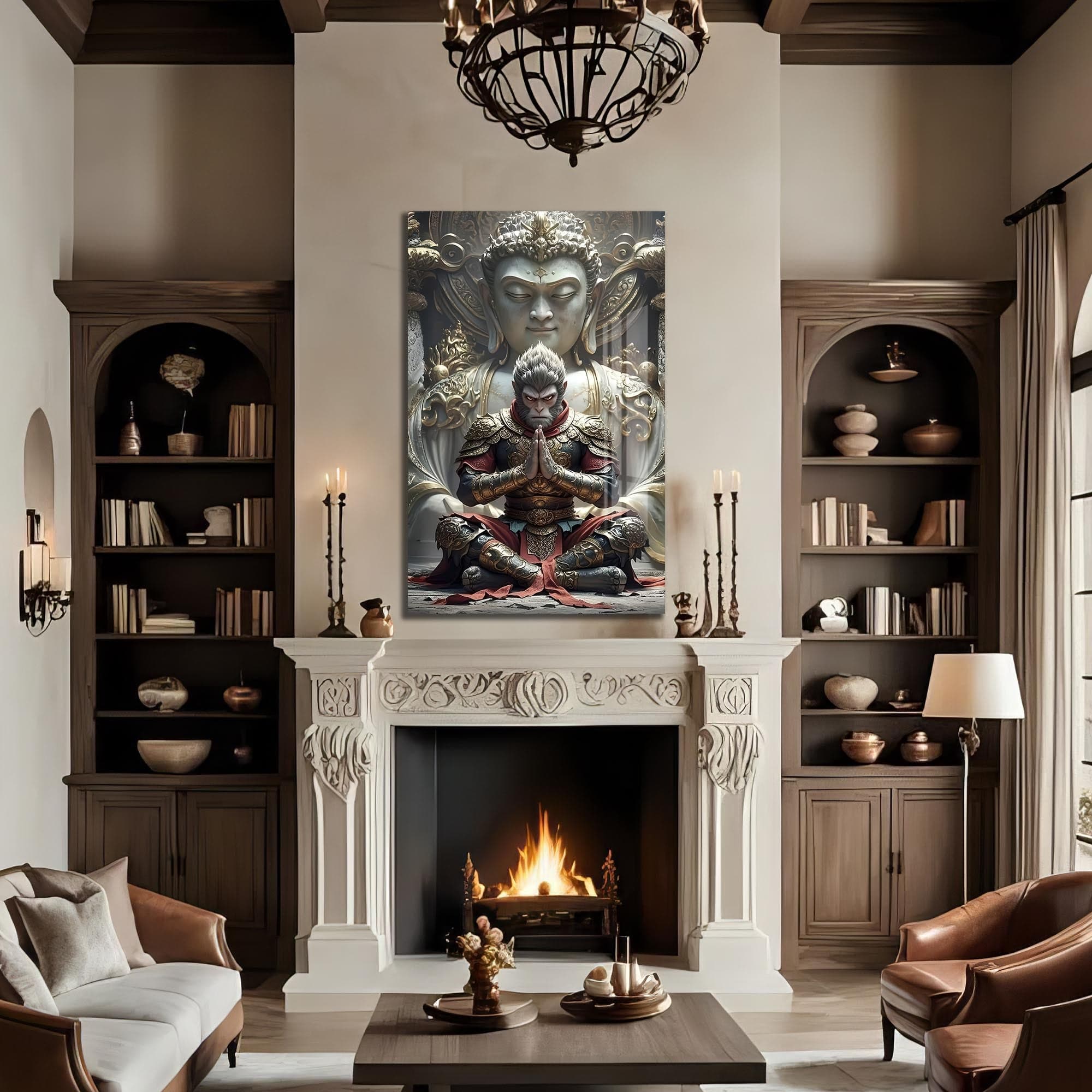 Artronauts Glass Print Silent Devotion-Tempered Glass Wall Art