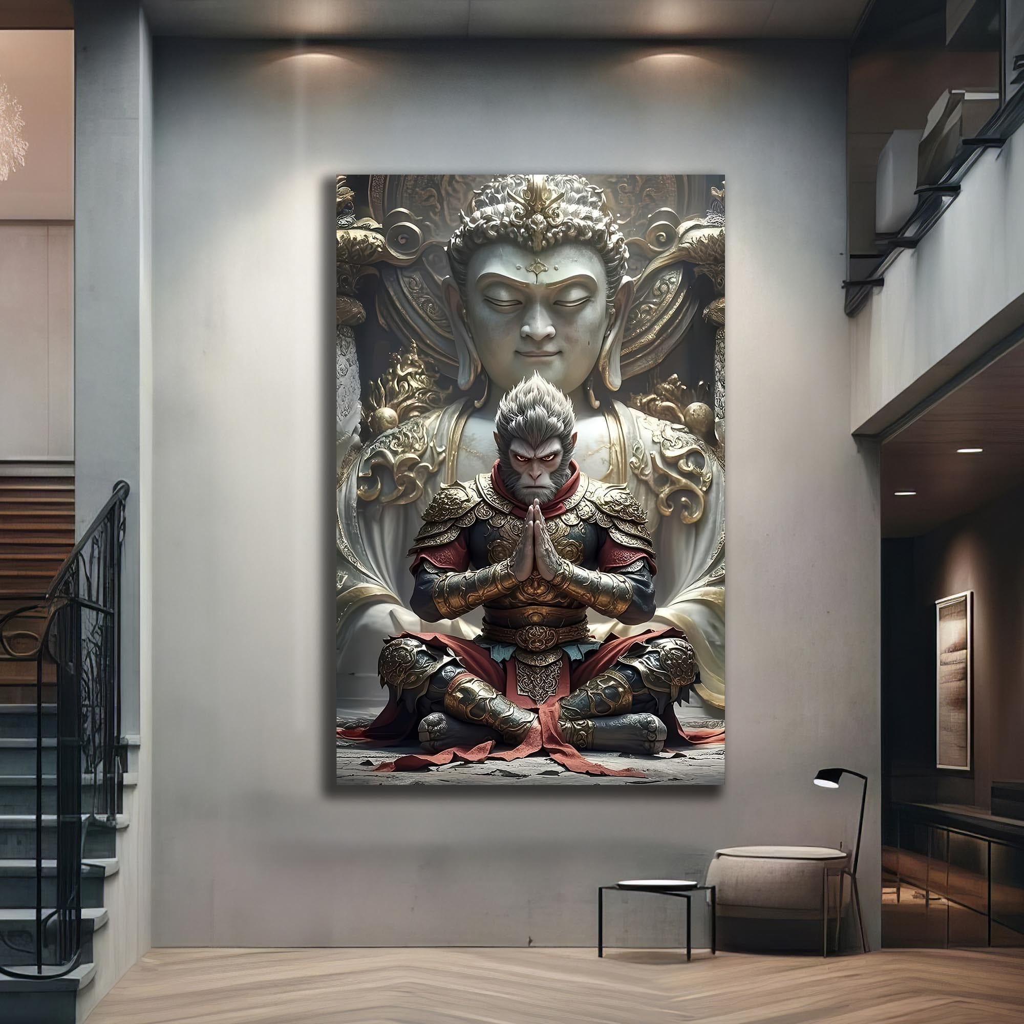 Artronauts Glass Print Silent Devotion-Tempered Glass Wall Art