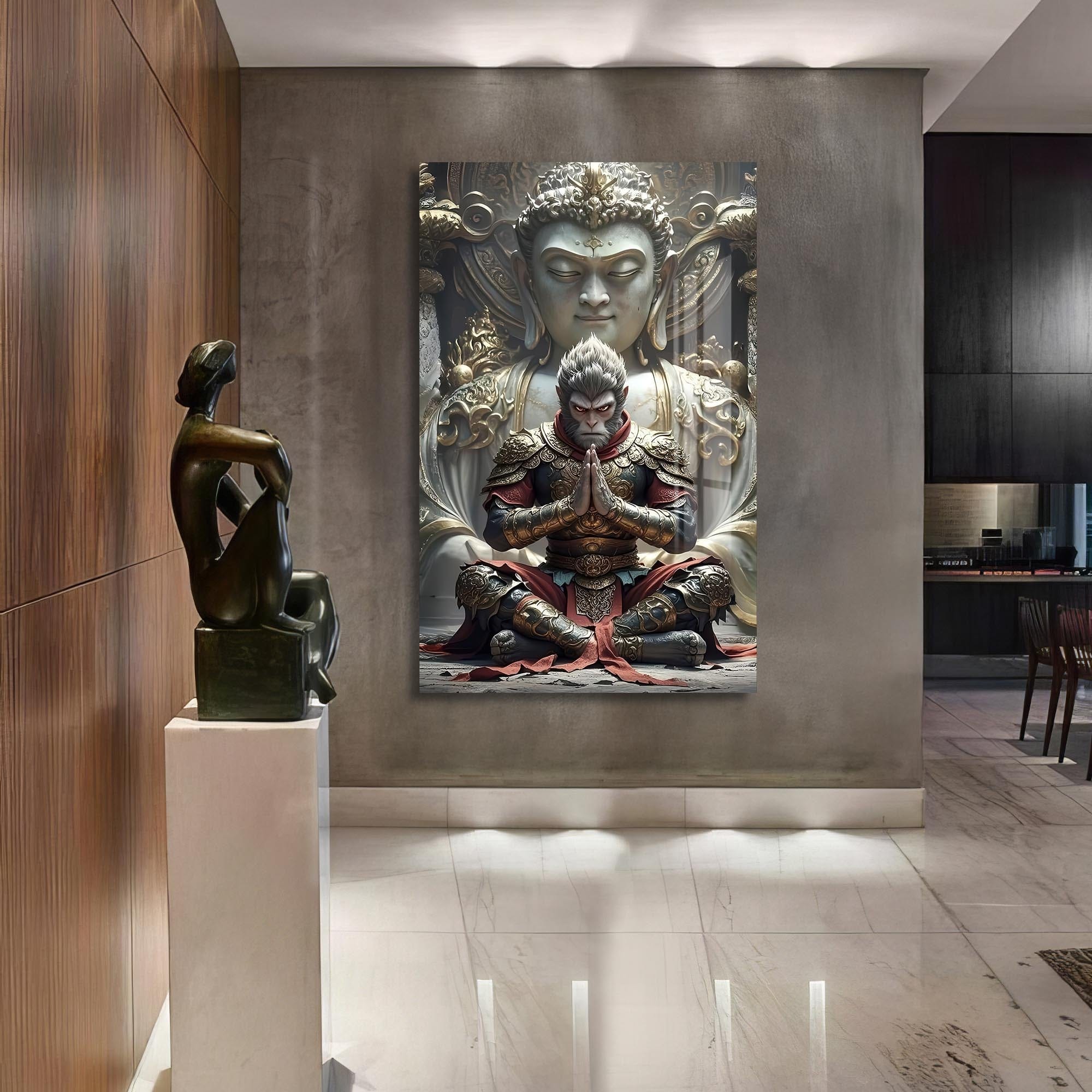 Artronauts Glass Print Silent Devotion-Tempered Glass Wall Art