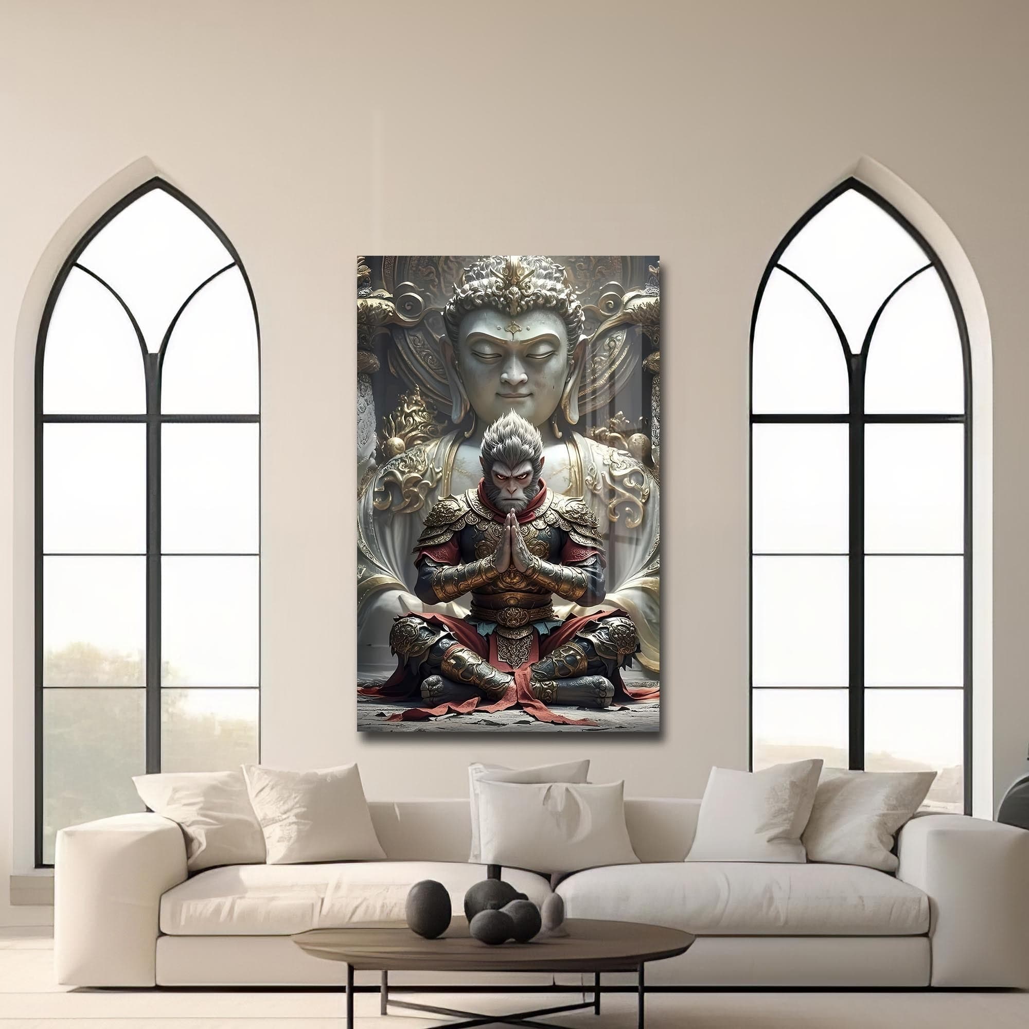 Artronauts Glass Print Silent Devotion-Tempered Glass Wall Art