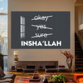 Artronauts Glass Print Faith Over Fear- Islamic Tempered Glass Wall Art