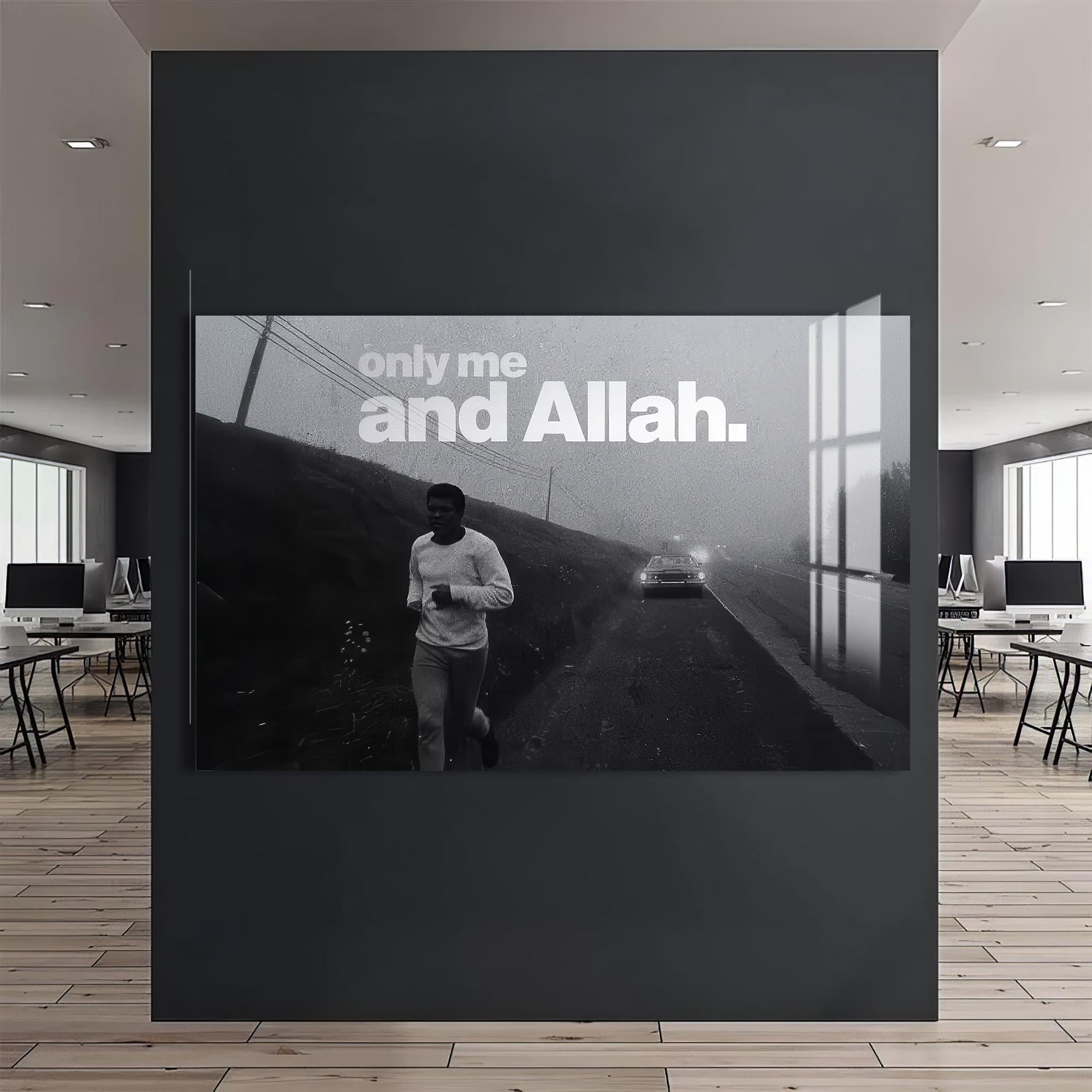 Absolute Trust- Islamic Tempered Glass Wall Art