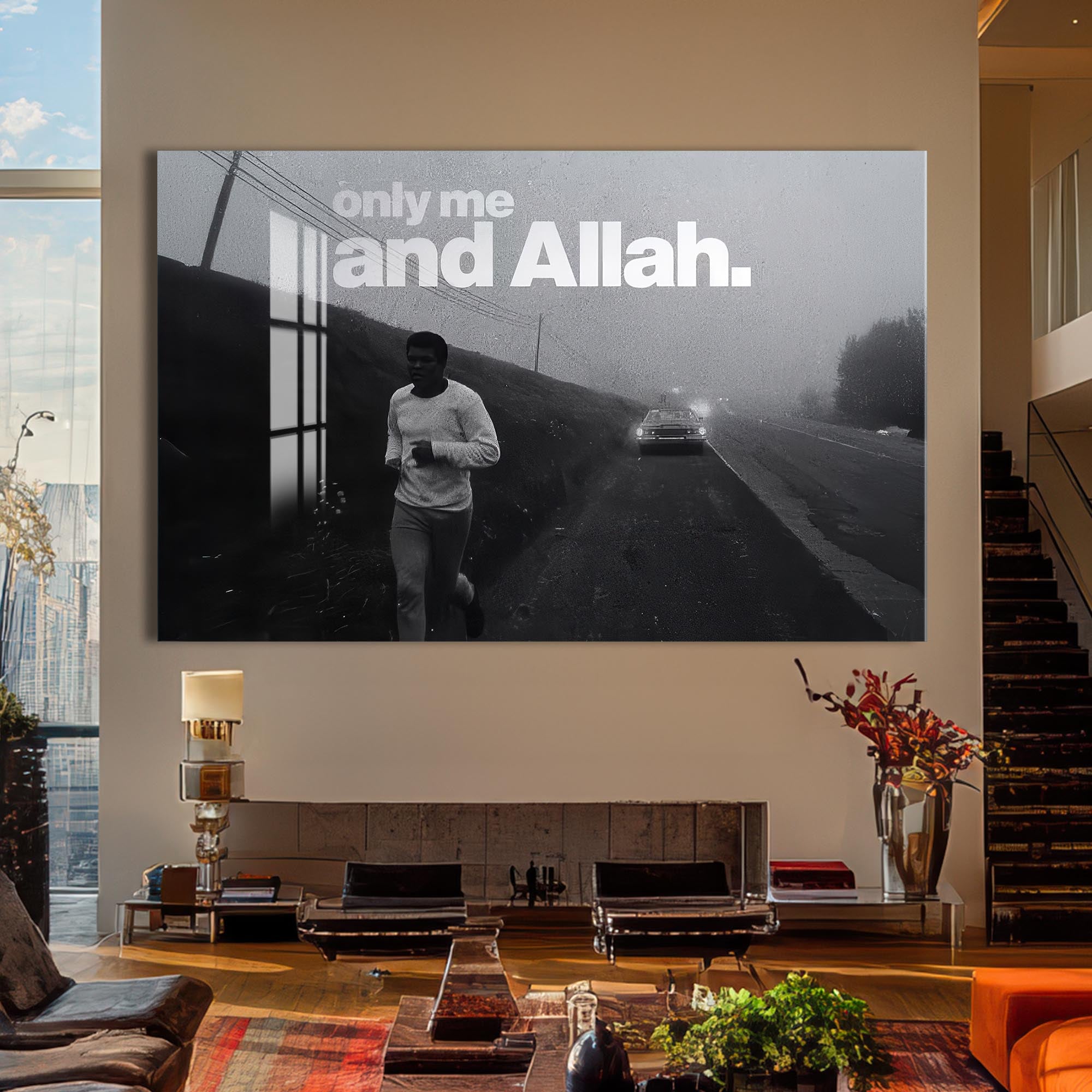 Absolute Trust- Islamic Tempered Glass Wall Art