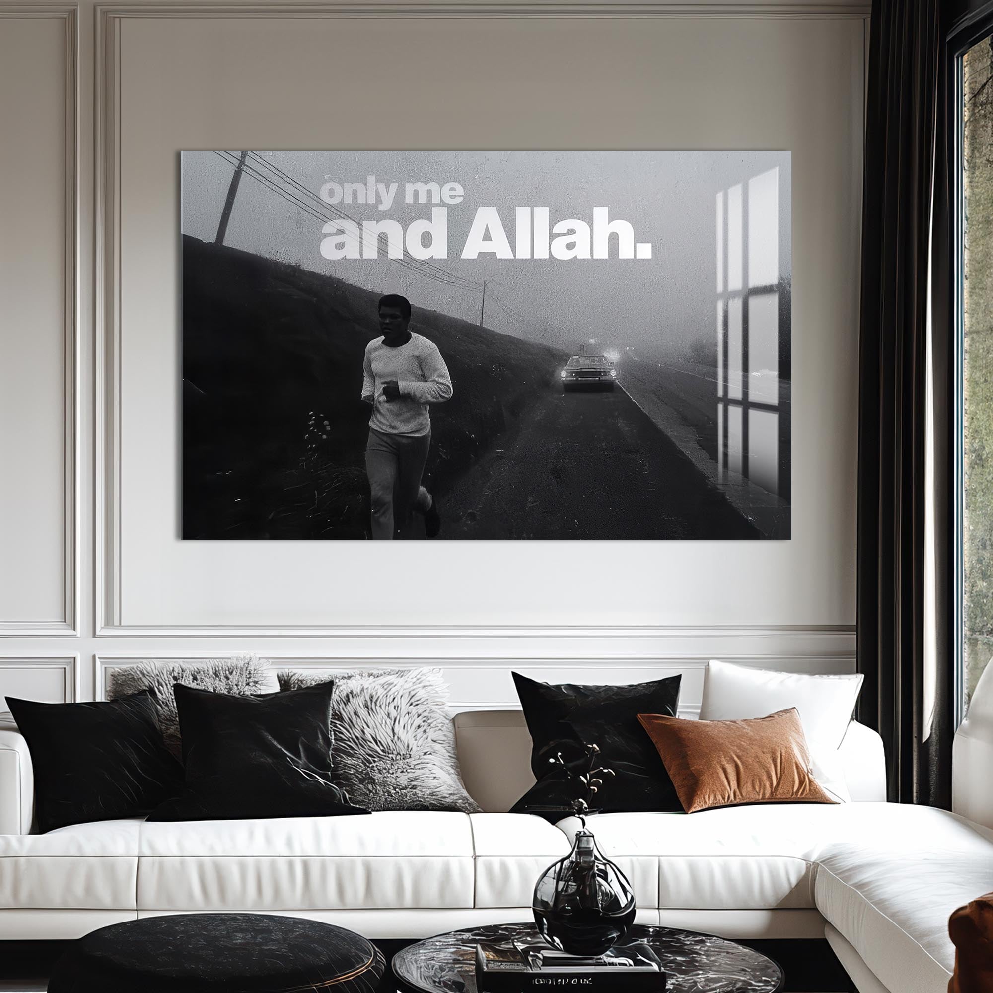 Absolute Trust- Islamic Tempered Glass Wall Art