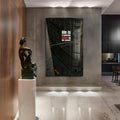 Artronauts Glass Print Islam Is Answer- Islamic Tempered Glass Wall Art