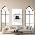 Artronauts Glass Print Bismillah Kaaba- Islamic Tempered Glass Wall Art