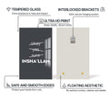 Artronauts Glass Print Insha’Allah- Islamic Tempered Glass Wall Art