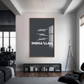 Artronauts Glass Print S | 72x46 cm | 28.3"x18.1" / Walnut Insha’Allah- Islamic Tempered Glass Wall Art