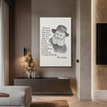 Artronauts Glass Print Rebbe Wisdom- Judaism Tempered Glass Wall Art